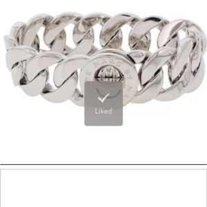New tags Marc By Marc Jacobs sliver  Chain Bracelet